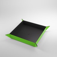 Gamegenic Magnetic Dice Tray Square Black/Green