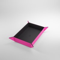 Gamegenic Magnetic Dice Tray Rectangular Pink/Black