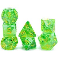 GKG Inclusion Polyhedral Dice Set Dice Goblin