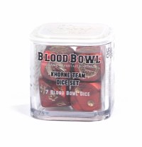 Blood Bowl Khorne Team Dice Set