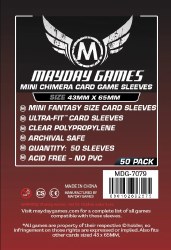 Mayday Games Mini Fantasy Card Sleeves 43 x 63mm (50)