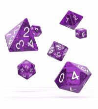 Oakie Doakie Dice RPG Set Speckled Purple (7)