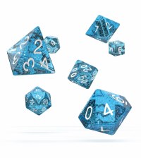 Oakie Doakie Dice RPG Set Speckled Light Blue (7)
