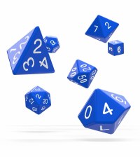Oakie Doakie Dice RPG Set Solid Blue (7)