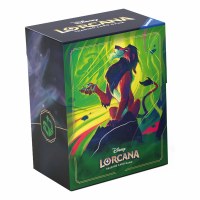 Disney Lorcana Scar 80 Card Deck Box