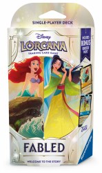 Disney Lorcana Fabled Starter Deck Amber/Sapphire EN PREORDER Disney Lorcana Fabled Starter Deck Amber/Sapphire EN PREORDER