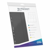 Ultimate Guard 18 Pocket Pages Side-Loading Grey (10)
