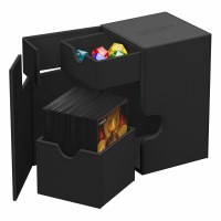 Ultimate Guard FlipNTray XenoSkin Monocolor Black 100+