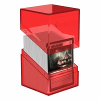 Ultimate Guard Boulder Deck Case Clear Ruby 100+
