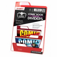 Ultimate Guard Premium Comic Book Dividers Red (25)