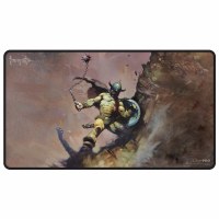 Ultra Pro Black Stitched Playmat Frank Frazetta Warrior