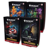 Magic Marvel Super Heroes Commander Deck-Set DE (4)