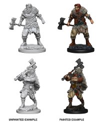 D&D Nolzurs Marvelous Minis Unpainted Male Human Barbarian