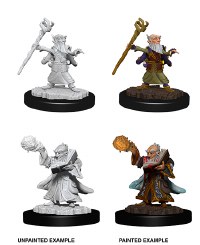 D&D Nolzurs Marvelous Minis Unpainted Male Gnome Wizard