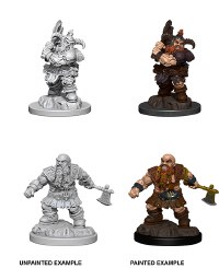 D&D Nolzurs Marvelous Minis Unpainted Male Dwarf Barbarian