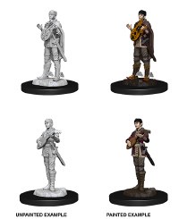 D&D Nolzurs Marvelous Minis Unpainted Female HalfElf Bard