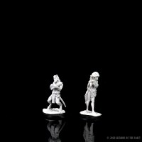 D&D Nolzurs Marvelous Miniatures Drow Male Mage & Drow Priestess