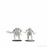 D&D Nolzurs Marvelous Miniatures Bugbear Barbarian Male & Bugbear Rogue Female
