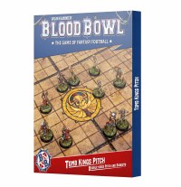 Blood Bowl Tomb Kings Pitch Double-Sided Pitch and Dugouts