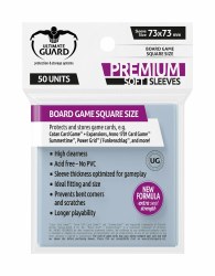 Ultimate Guard Premium Soft Boardgame Sleeves Square (50) 73x73mm