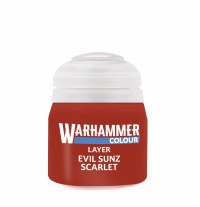 Warhammer Colour Layer Evil Sunz Scarlet 12ml