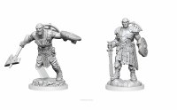 D&D Nolzurs Marvelous Miniatures Earth Genasi Male Fighters