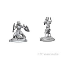 D&D Nolzurs Marvelous Miniatures Female Shifter Fighter