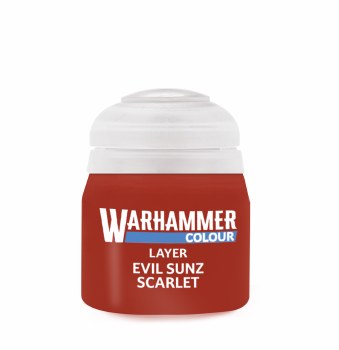 Warhammer Colour Layer Evil Sunz Scarlet 12ml