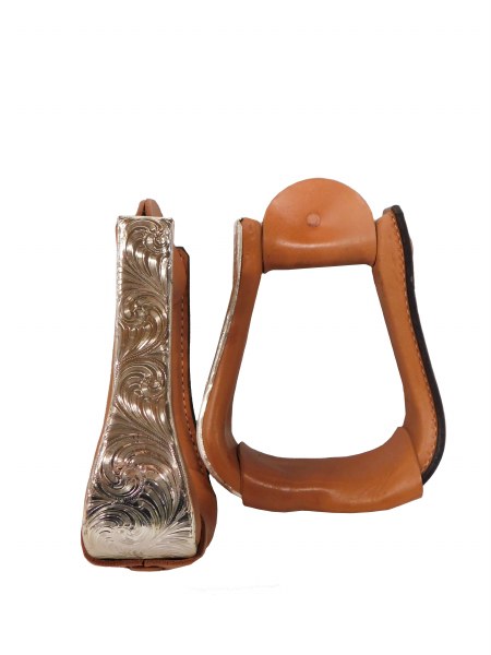 Silver Bell Bottom Stirrups