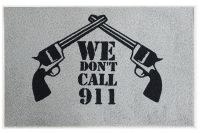 Door Mat-Call 911