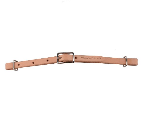 All Leather Curb Strap