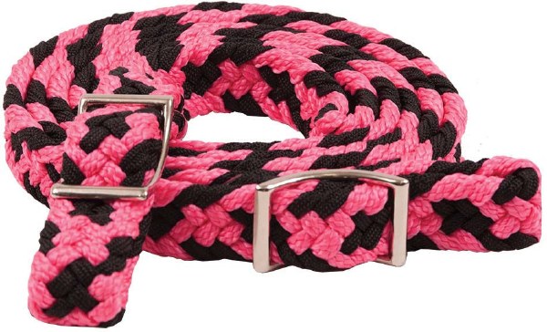 Flat Braided Barrel Reins