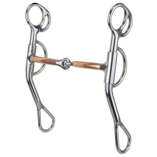 Smooth Copper  Long Shank Snaffle