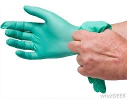 Nitrle Green Gloves