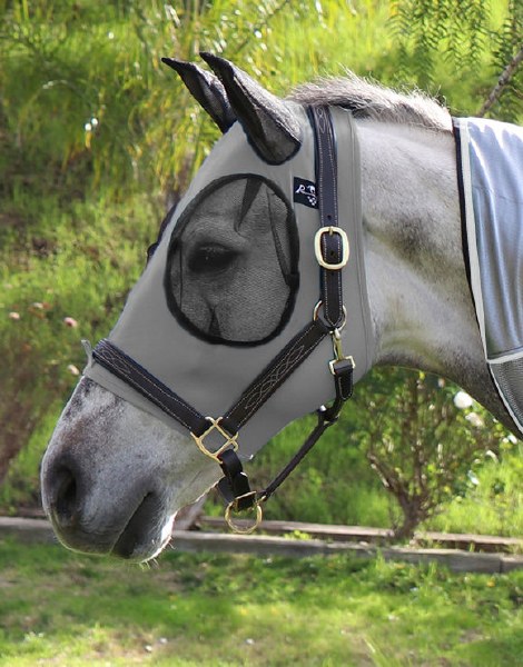 Fly Mask-Lycra Comfortfly Geo