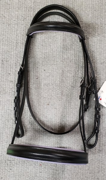 Lavander &amp; Black Pony Bridle