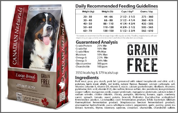 Grain Freee Large Breed Red