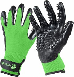 Hands On Grooming Gloves- Green