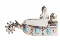 Dot Spurs- Kids Teal