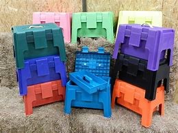 Grooming Stool Orange