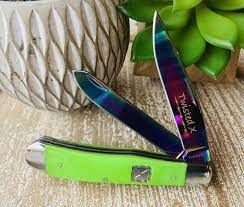 Folding Pocket Knife Lime