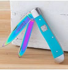 Folding Pocket Knife Teal