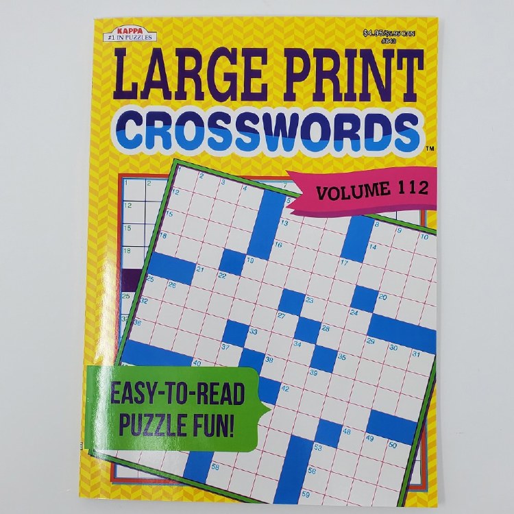 Crosswords Large-Print Puzzle Book