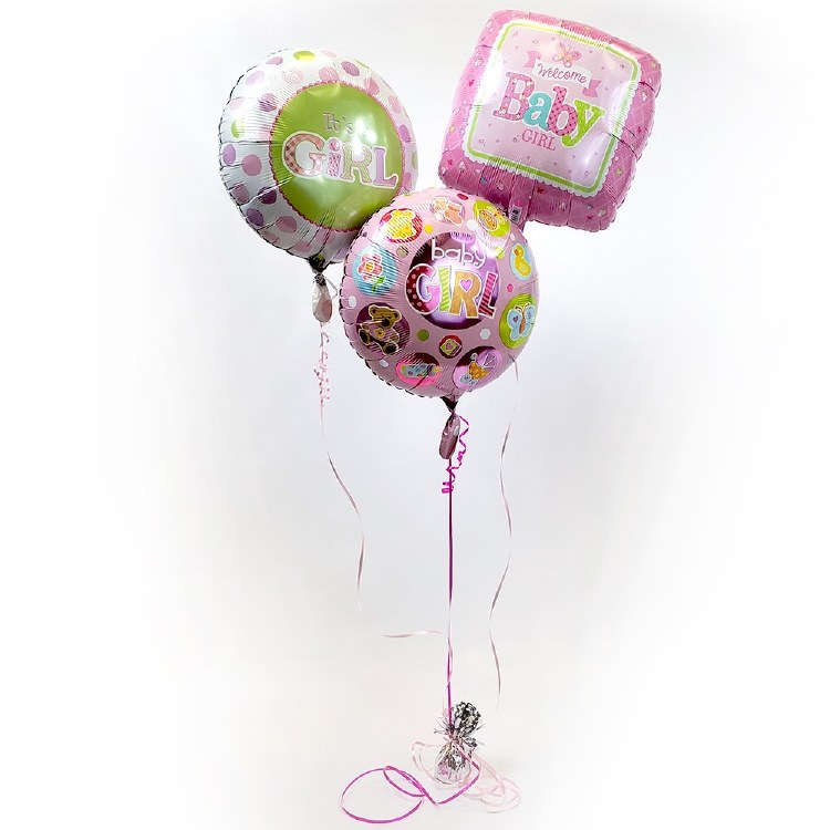 Baby Girl Balloon Bouquet