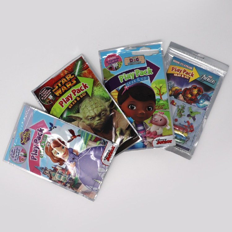 Cartoon Coloring and Sticker Play Pack - Assorted Themes - Friends of Strong Gift Shop Cartoon Coloring and Sticker Play Pack - Assorted Themes - Friends of Strong Gift Shop