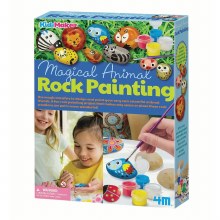 Magical Animals Rock Painting Kit by Kidz Maker