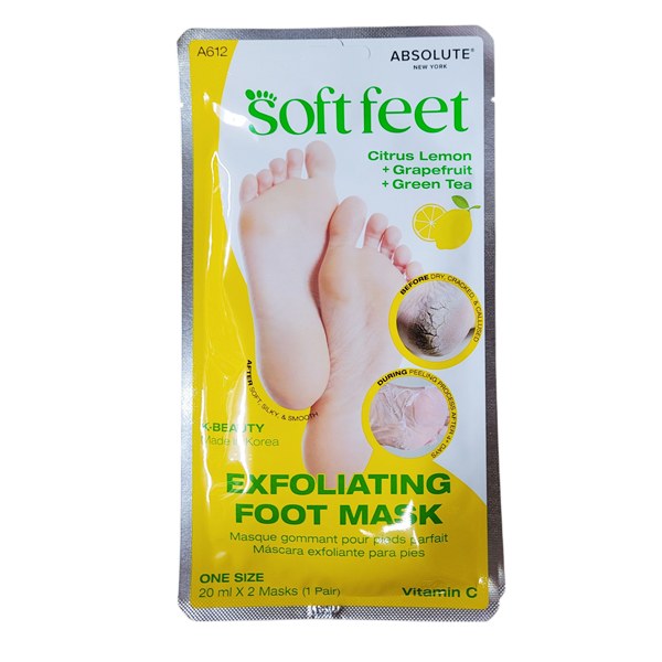 Absolute Exfoliating Foot Mask - #A612 - Citrus Lemon & Grapefruit & Green Tea