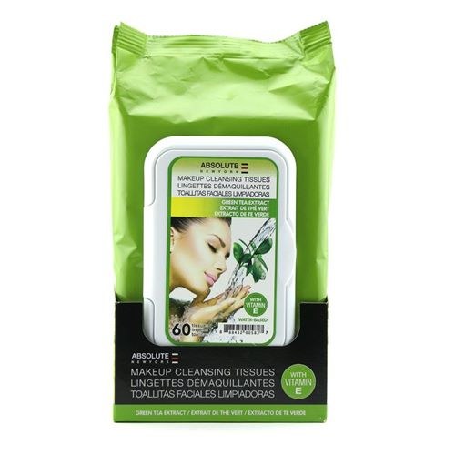 Absolute Makeup Cleansing Tissues With Green Tea Extract - #A907
