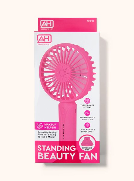 Absolute Pinccat Standing Beauty Fan - #APBF13 - Hot Pink