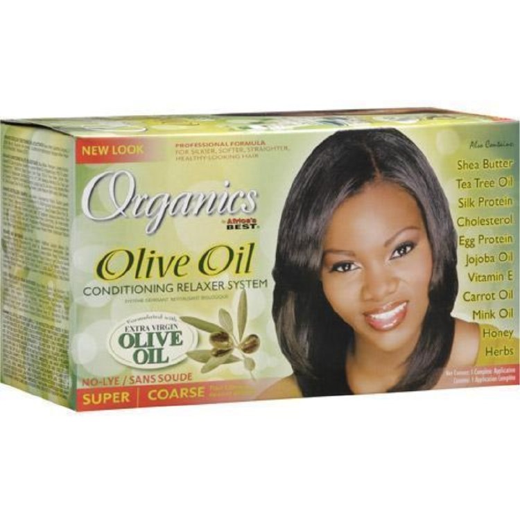 Africa's Best Organics Olive Oil Conditioning Relaxer System Super
